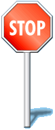 Das Hoppediz Stop-Schild